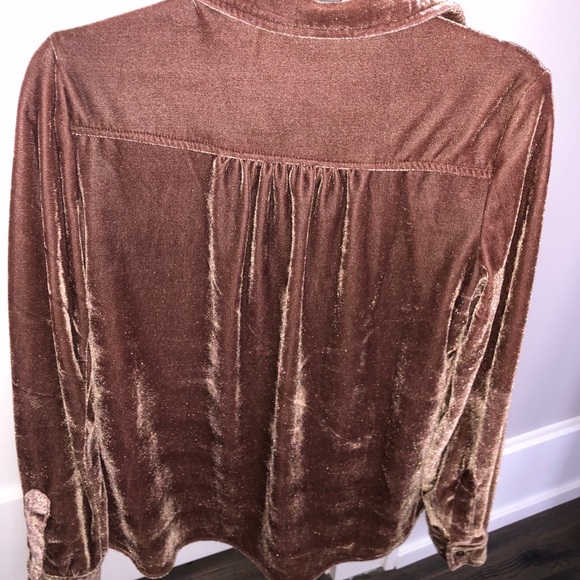 Velvet button down shirt - Picture 2 of 2